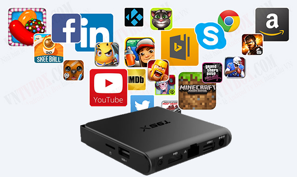 Sunvell T95X Amlogic S905X Android TV Box chính hãng Ram 2GB mạnh mẽ