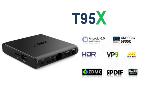 Sunvell T95X Amlogic S905X Android TV Box chính hãng Ram 2GB mạnh mẽ