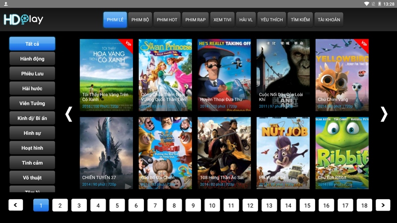 Tải ứng dụng HD Play xem phim xem truyền hình cực mượt