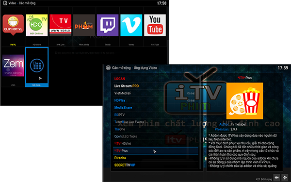 Tải về bản Kodi Hay & Mới nhất 2018 Xuân Mậu Tuất Full addons