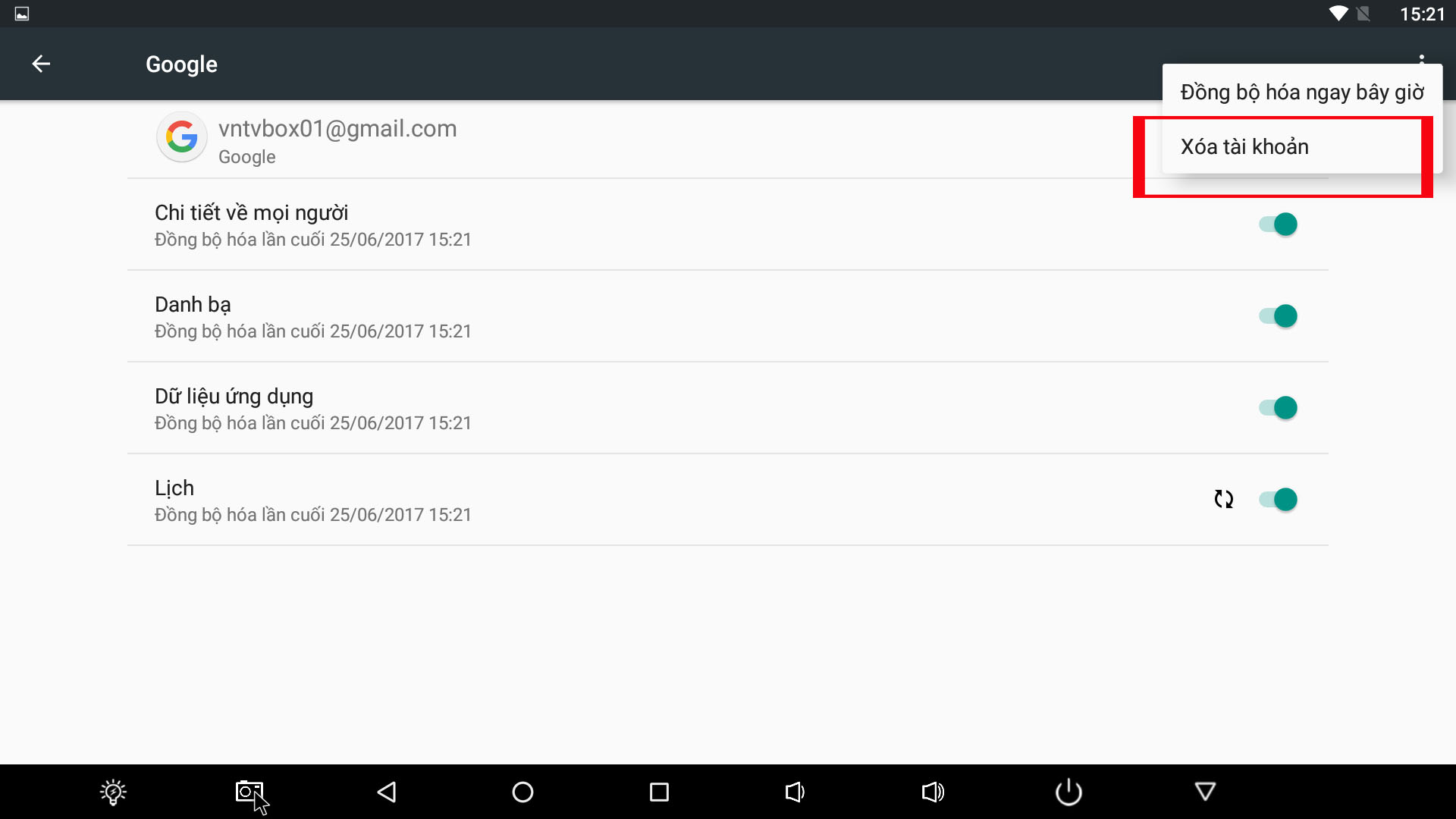 thay doi tai khoan google play