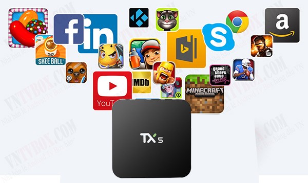 TV Box TX5 Amlogic S905X ram 2GB mạnh mẽ giá quá rẻ