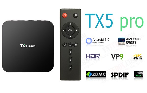 TV Box TX5 Pro Amlogic S905X Ram 2GB Rom 16GB mạnh mẽ siêu rẻ