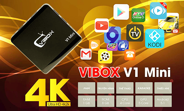 Vibox V1 Mini giá rẻ nhất đáp ứng tốt cho nhu cầu giải trí gia đình