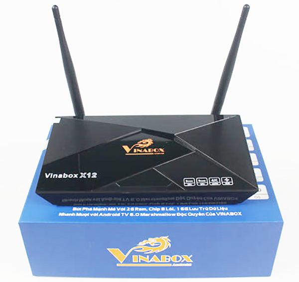 Vinabox x12 phiên bản mới 2017 Ram 3GB ROM 16GB Android 7 chip 8 nhân