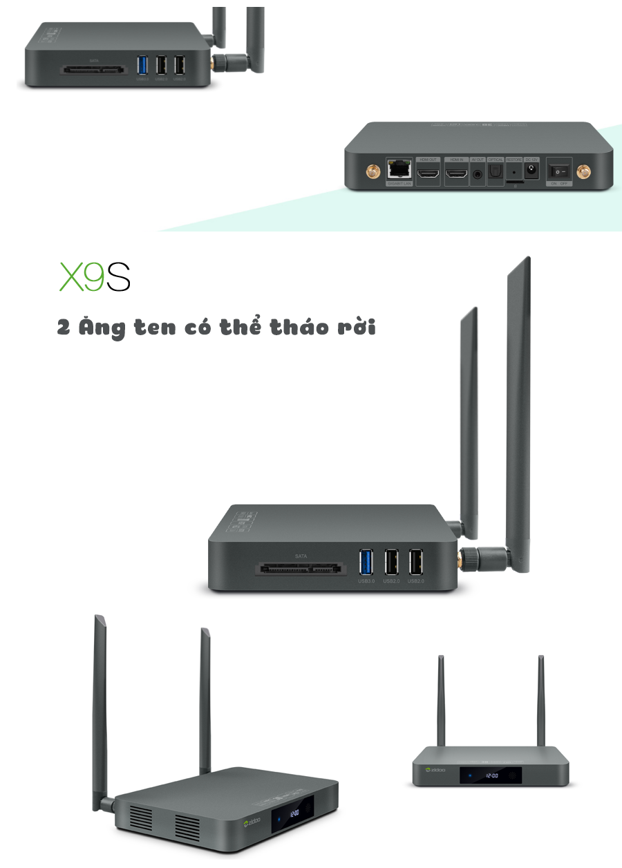 ZIDOO X9S Android TV Box cấu hình mạnh mẽ hệ điều hành 6.0