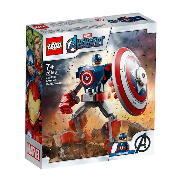 Đồ chơi lắp ráp Mô hình đội trưởng Mỹ Captain America  LEGO SUPERHEROES  76258