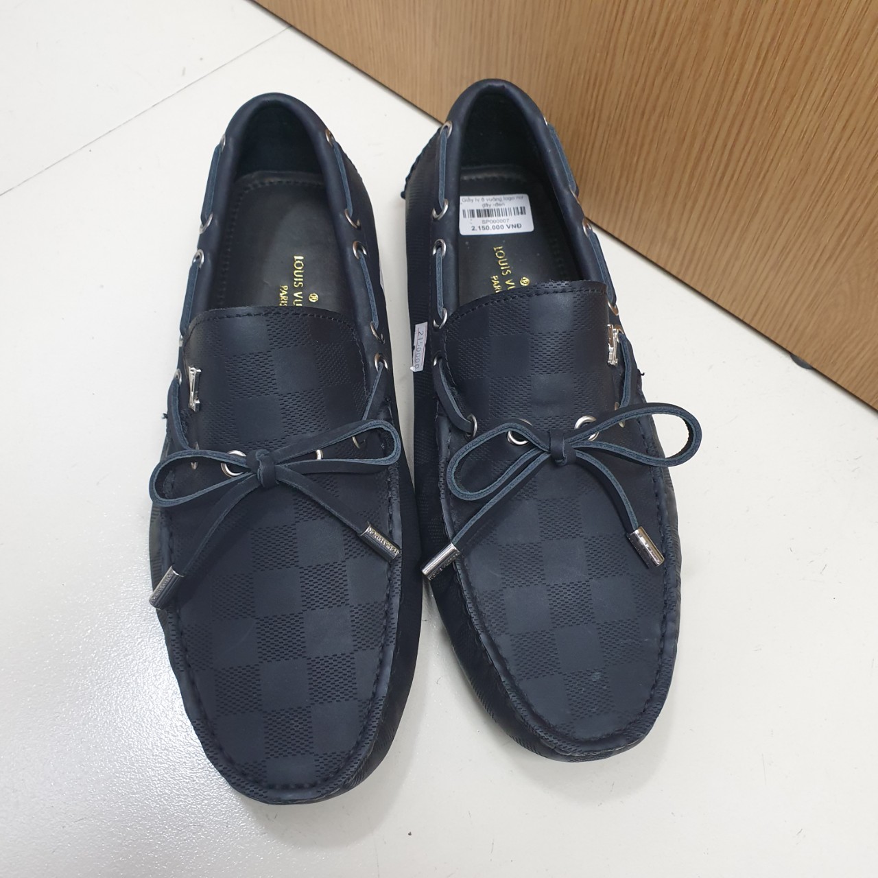 Giày lười nam Louis Vuitton họa tiết khóa màu nâu GLLV23 siêu cấp like auth  99  HOANG NGUYEN STORE