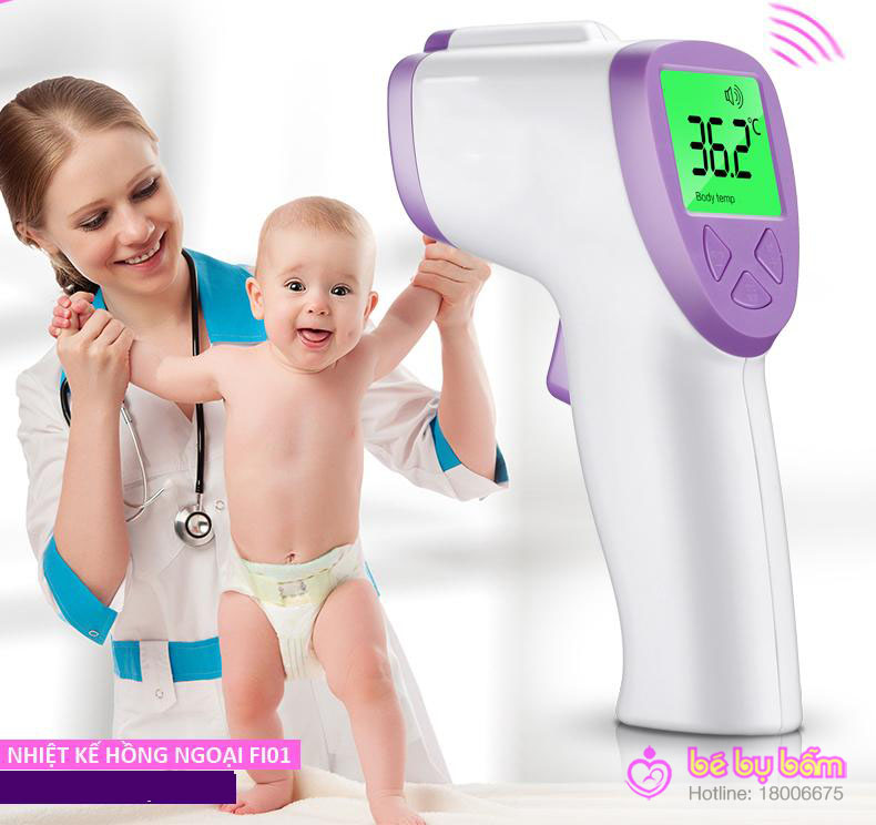 Nhiệt kế hồng ngoại đo tai trán Thermometer FI01