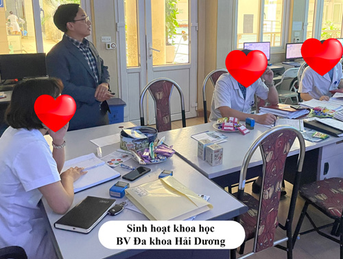 RG3 HSC: Sinh hoạt khoa học tại Bệnh viện Đa khoa Hải Dương
