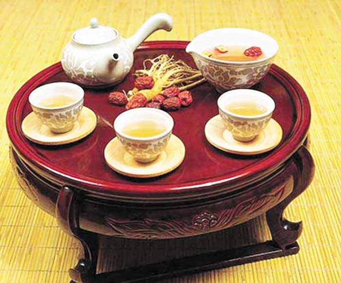Hồng sâm khô hãm trà