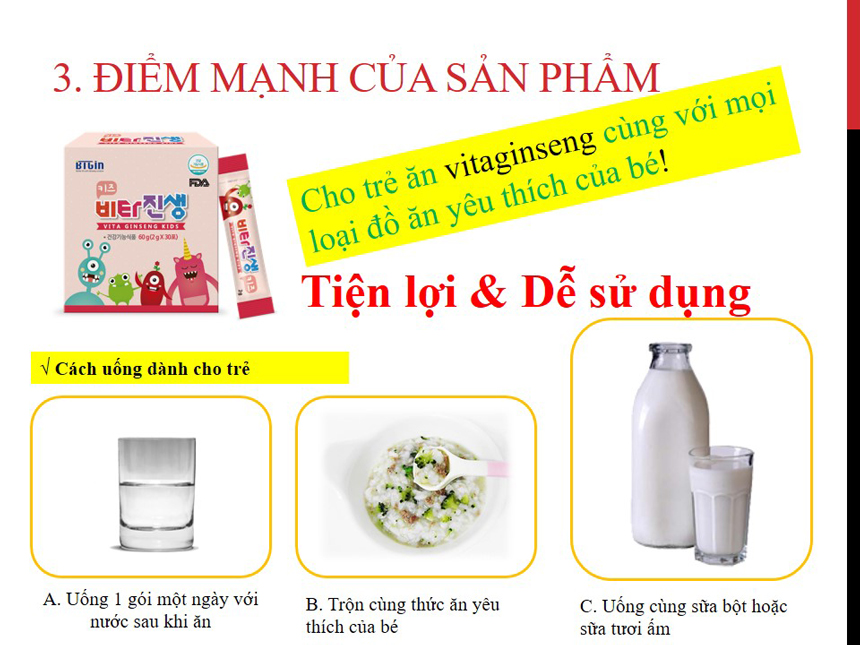 Dùng hồng sâm baby cho trẻ: Dùng đúng mới có lợi!