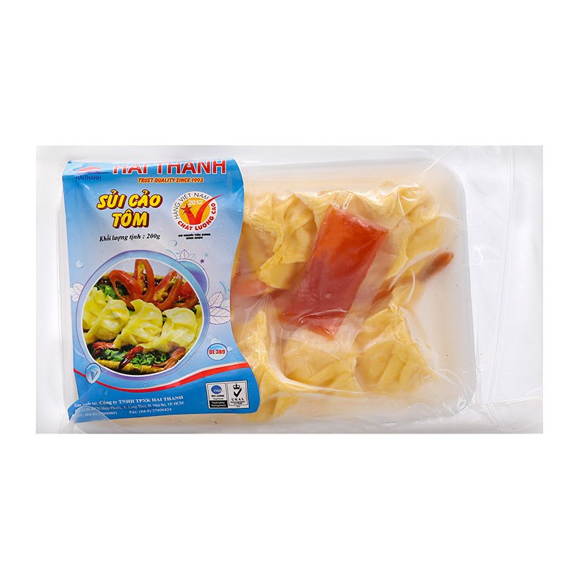 Sủi Cảo Tom Hải Thanh 200g Goi Sieu Thị đức Thanh