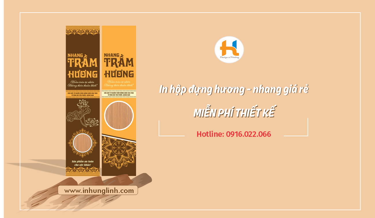 IN VỎ HỘP ĐỰNG HƯƠNG NHANG GIÁ RẺ