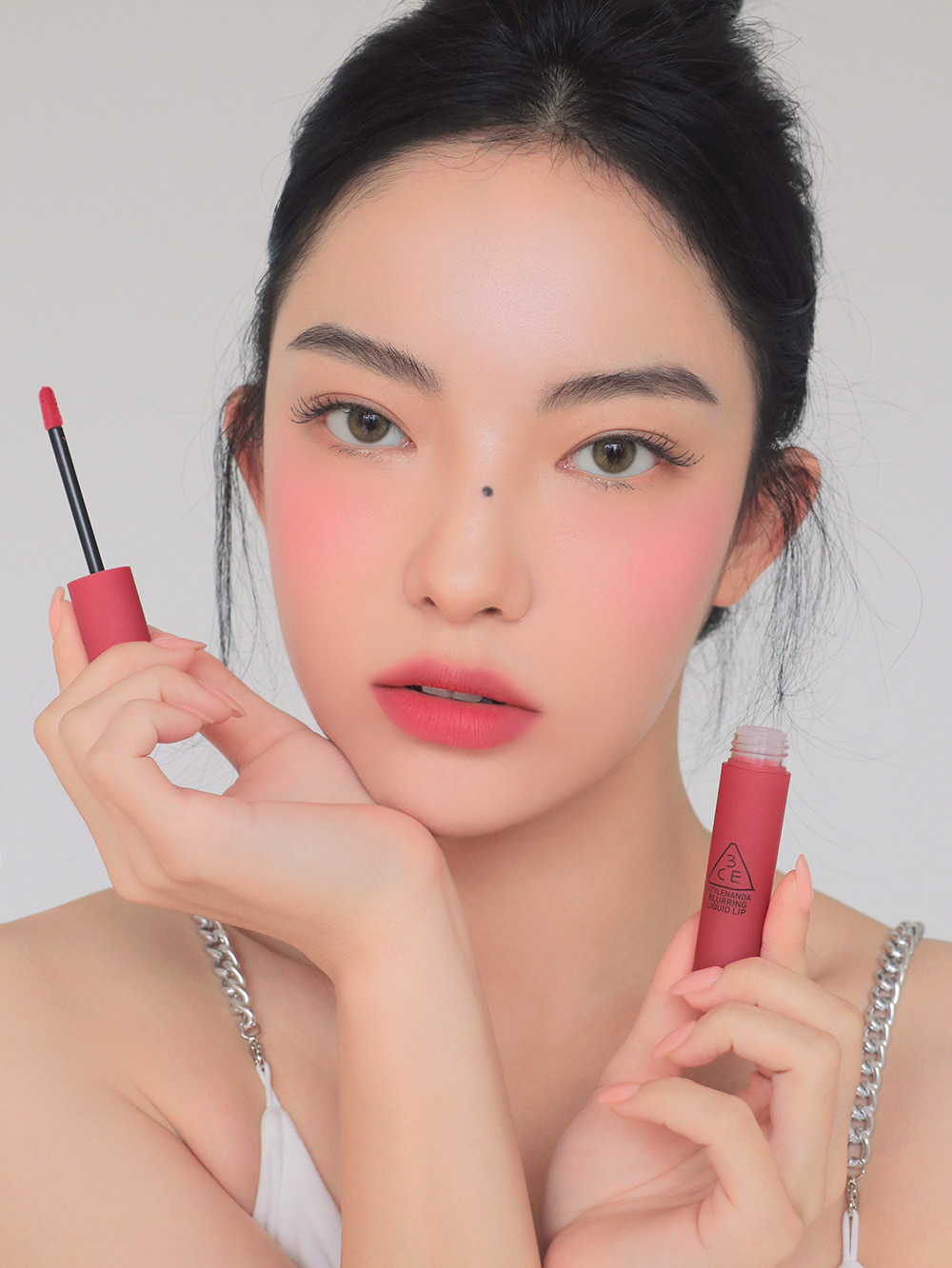 3CE BLURRING LIQUID LIP #CHAPTER PINK ...