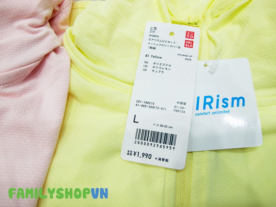 Áo chống nắng nữ chất làm mát không mũ Airism Uniqlo  Shop Nhất   Shopnhatvn