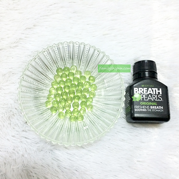 viên uống thơm miệng breath pearl