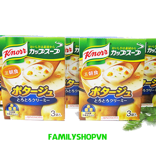 soup khoai tây sữa rau củ