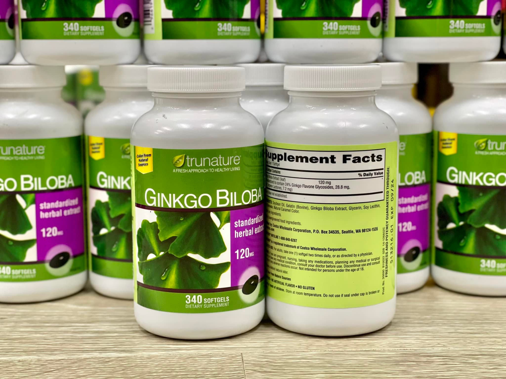 Viên Uống Bổ Não Ginkgo Biloba 120mg 340 Viên