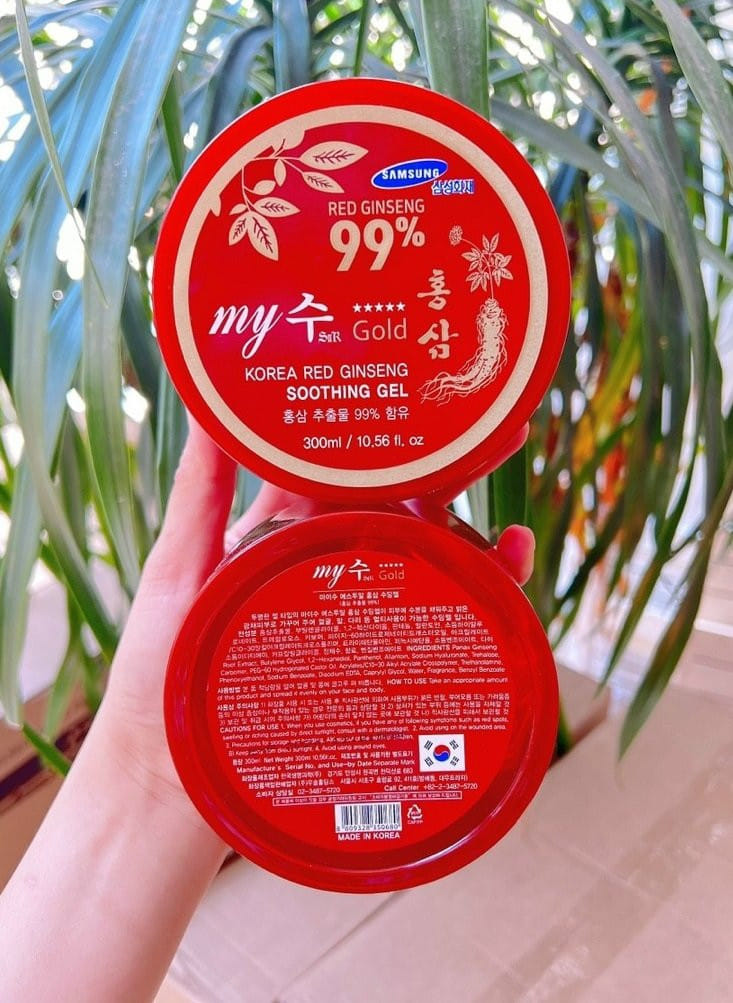Gel dưỡng da Hồng sâm đỏ My Gold 300ml