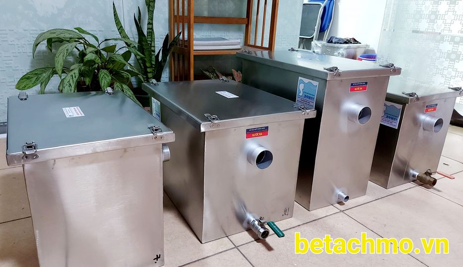 Lộ diện hình ảnh và mẫu thiết kế bể tách mỡ, thùng lọc mỡ cải tiến mới nhất năm 2022