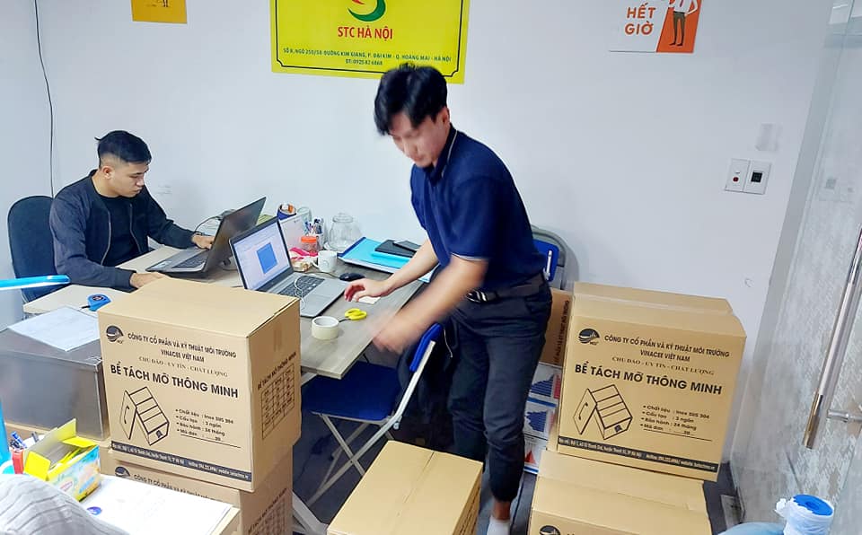 Review mới nhất sự so sánh giữu bể tách mỡ giá rẻ 800 k và bể tách mỡ chính hãng