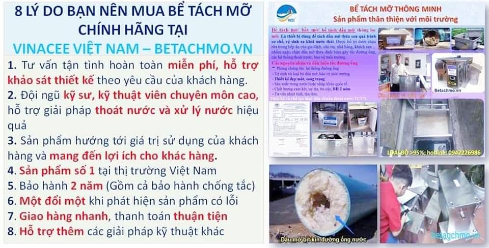 Báo giá bể tách mỡ Inox cho chung cư, nhà hàng 2020 (mới)