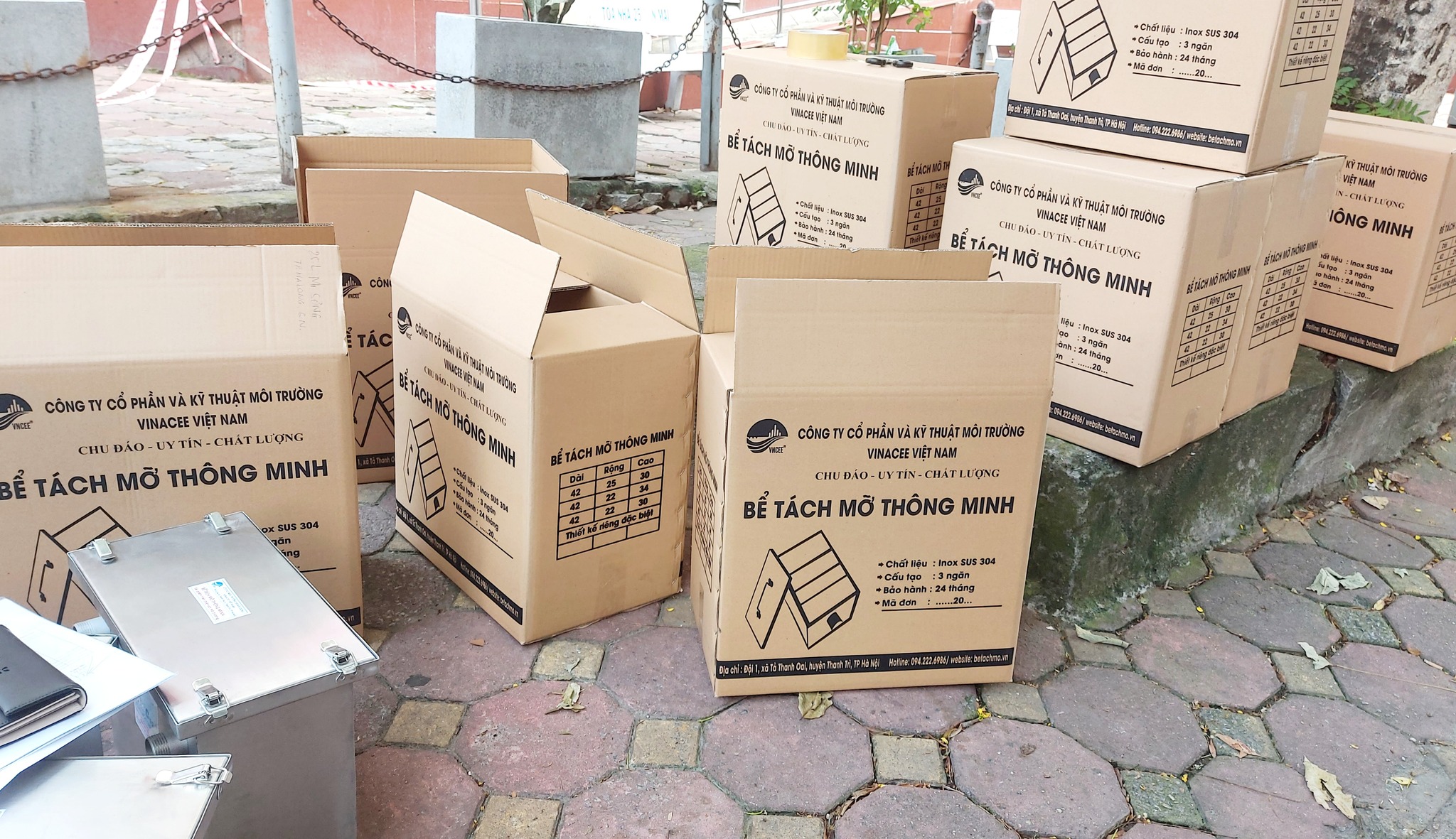 Nhà phân phối bể tách mỡ chính hãng tại Hà Nội và Đà Nẵng - Chính sách giá tốt