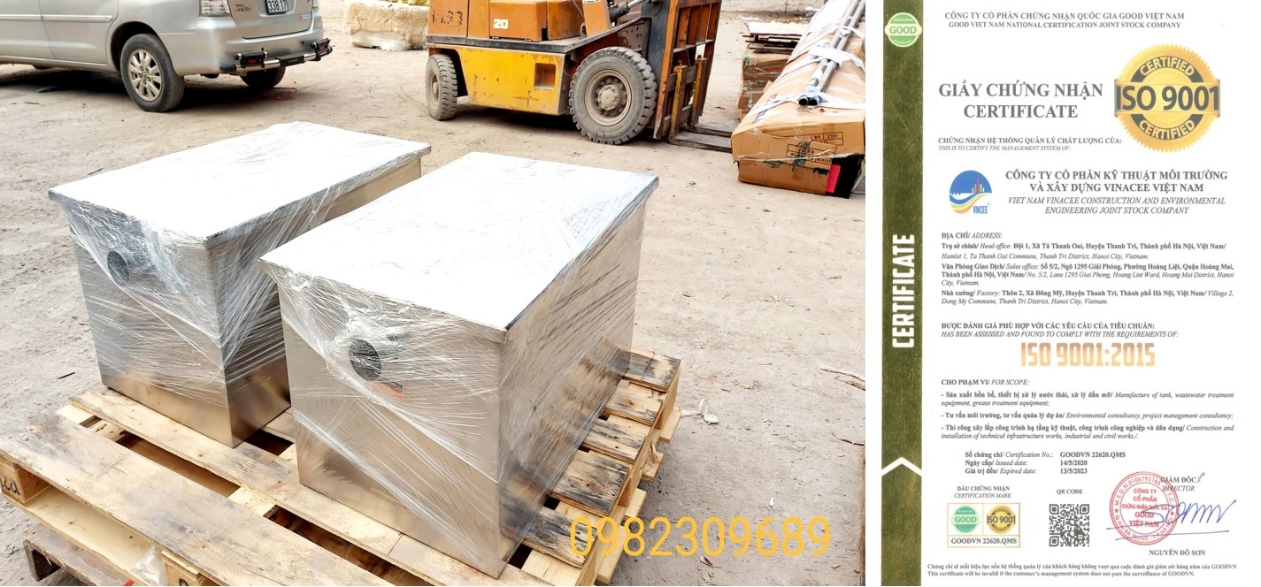 Bể tách mỡ công nghiệp tốt nhất cho Nhà hàng và khách sạn 2023