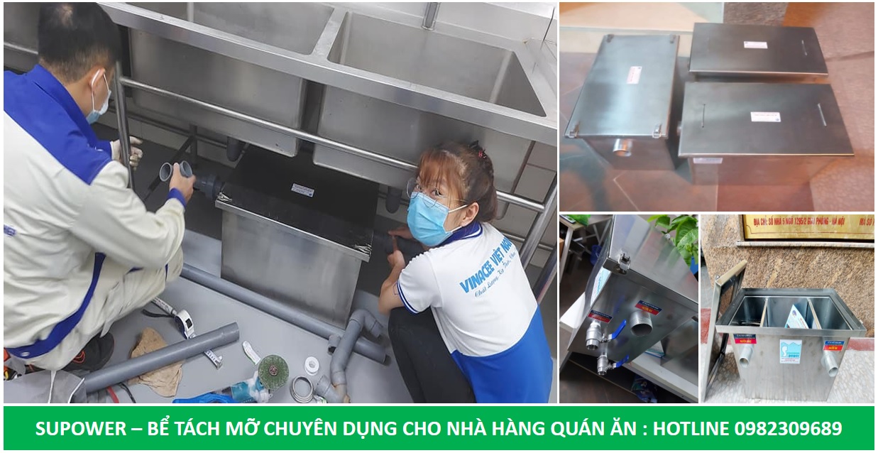 Lựa chọn mua bể tách mỡ như thế nào là phù hợp với nhà hàng, bếp ăn của bạn?