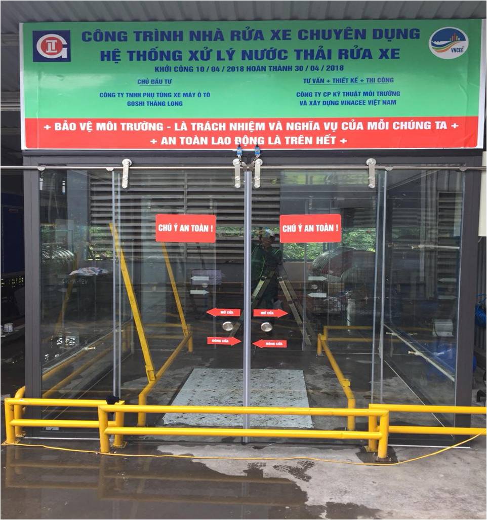 Xử  lý nước thải gara sửa chữa bảo dưỡng ô tô, xe máy