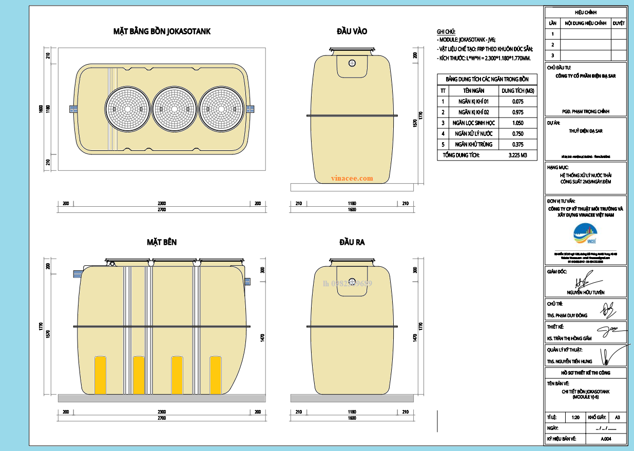 Bể xử lý nước thải Jokasou tank và các bước thiết kế bể xlnt hiệu quả
