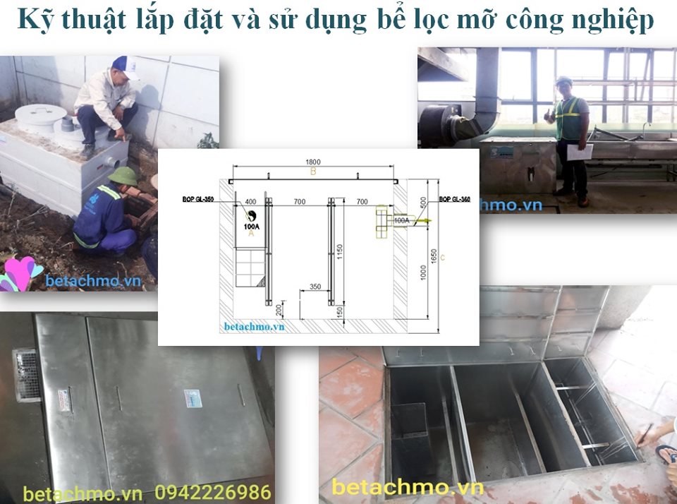 Kinh nghiệm lắp đặt bể tách mỡ nhà hàng và bếp ăn công nghiệp (Tài liệu môi trường)