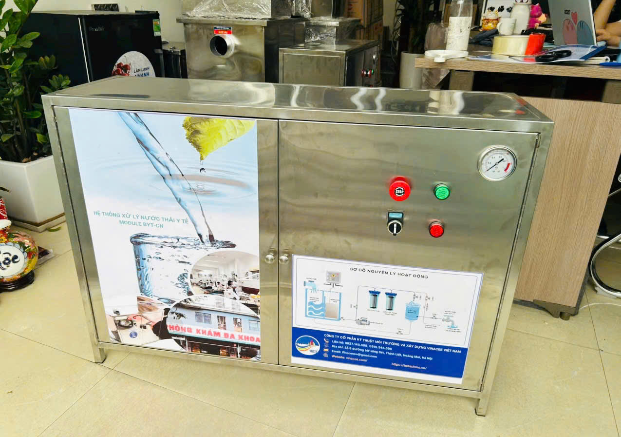 Cho thuê hệ thống xử lý nước thải phòng khám y tế