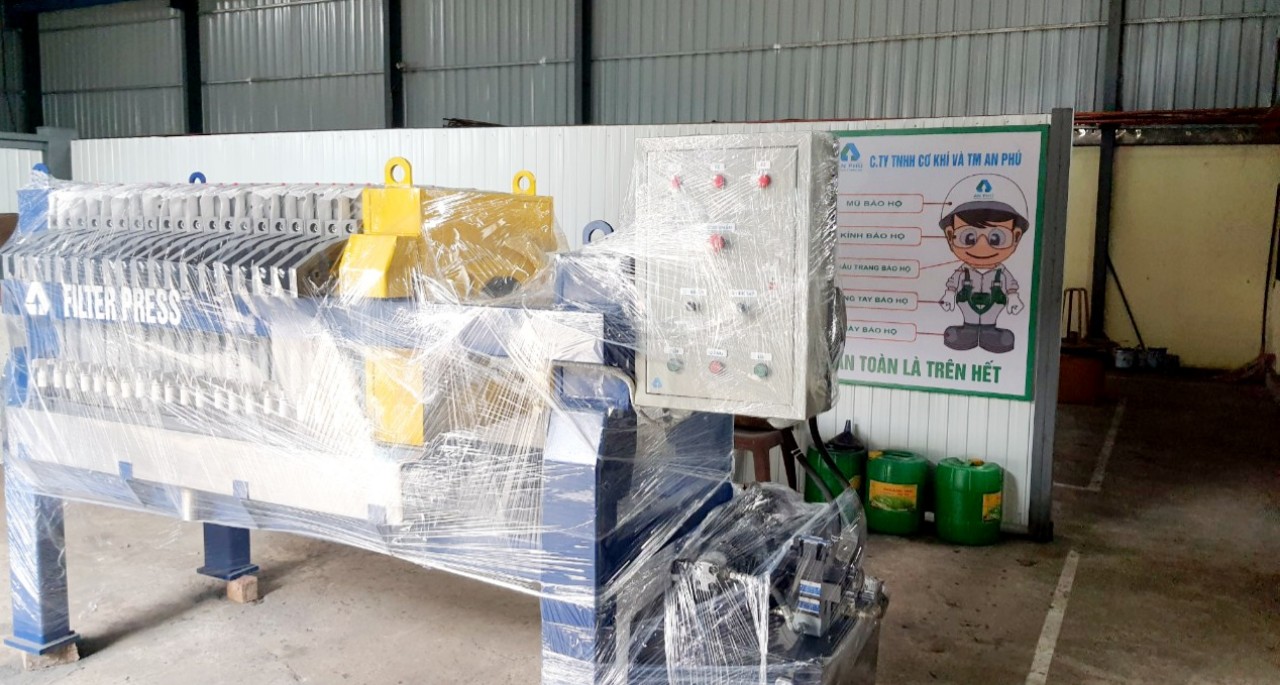 Máy ép bùn khung bản Nguyên lý hoạt động - Báo giá tốt cho các dự án Miền Bắc