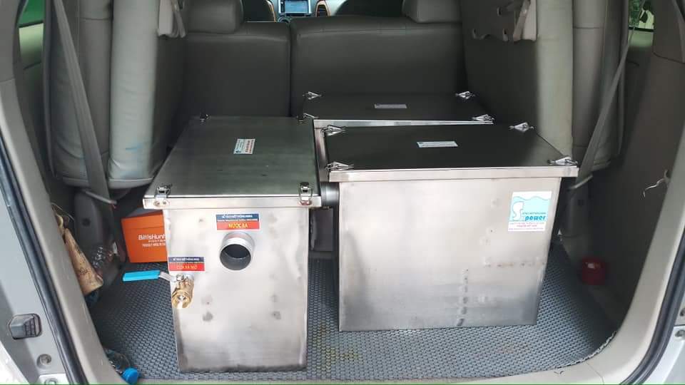 Bể tách mỡ Inox giá tốt cho các nhà hàng, khách sạn, bếp công nghiệp