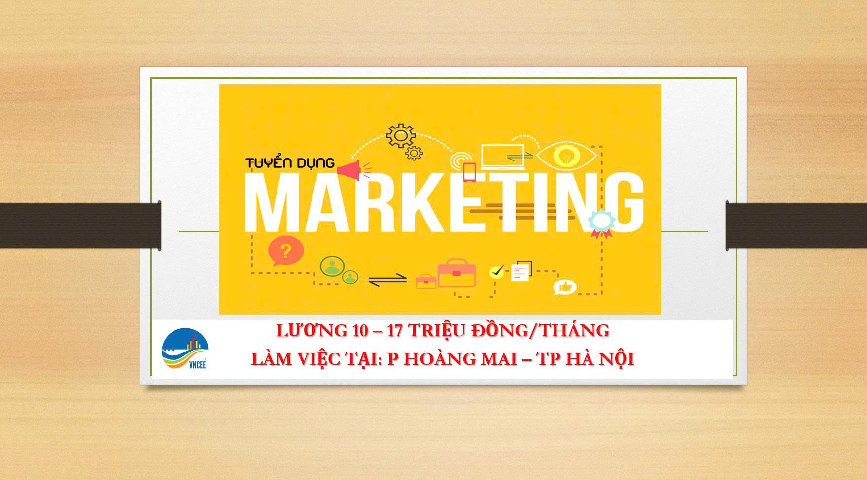 Thông báo tuyển dụng chuyên viên Marketing (MKT)