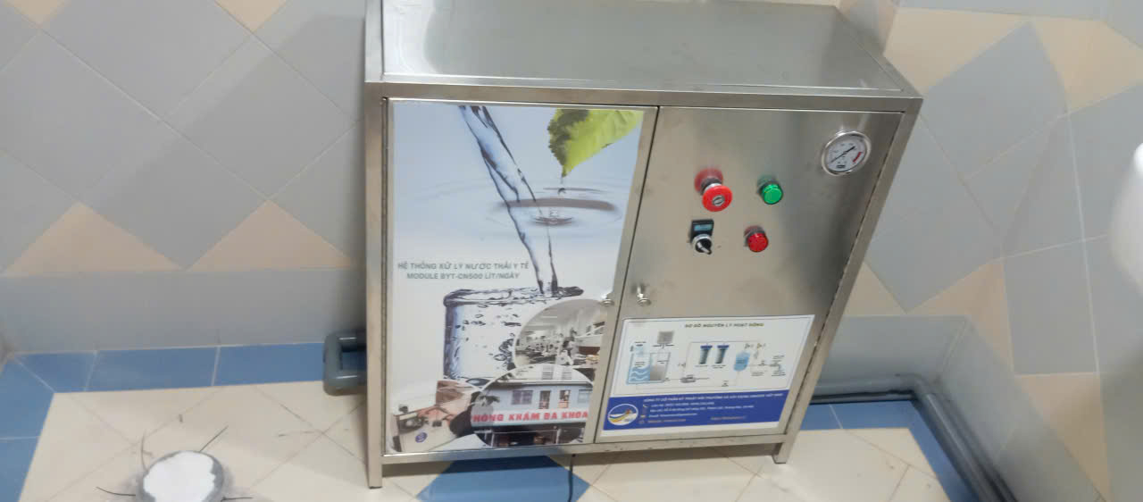 Thiết bị xử lý nước thải phóng khám y tế kích thước nhỏ gọn, tối ưu không gian lắp đặt cơ sở