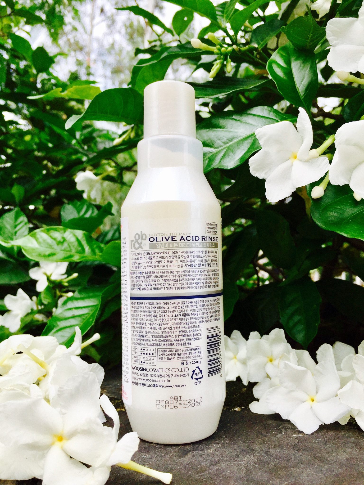 Dầu xả thảo dược R&B Olive Acid 250ml