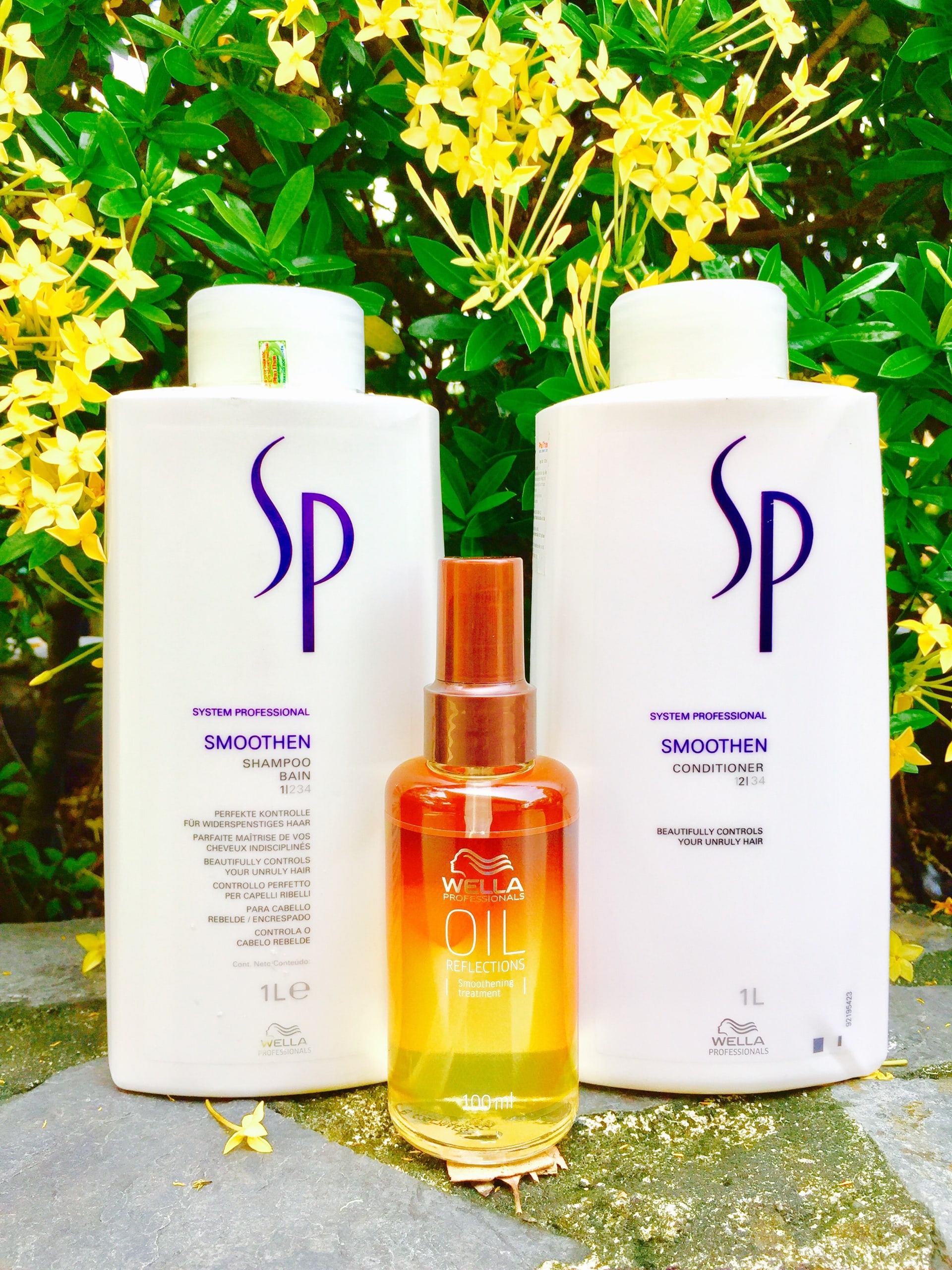 Gội xả tinh dầu SP Wella Smoothen 1000ml