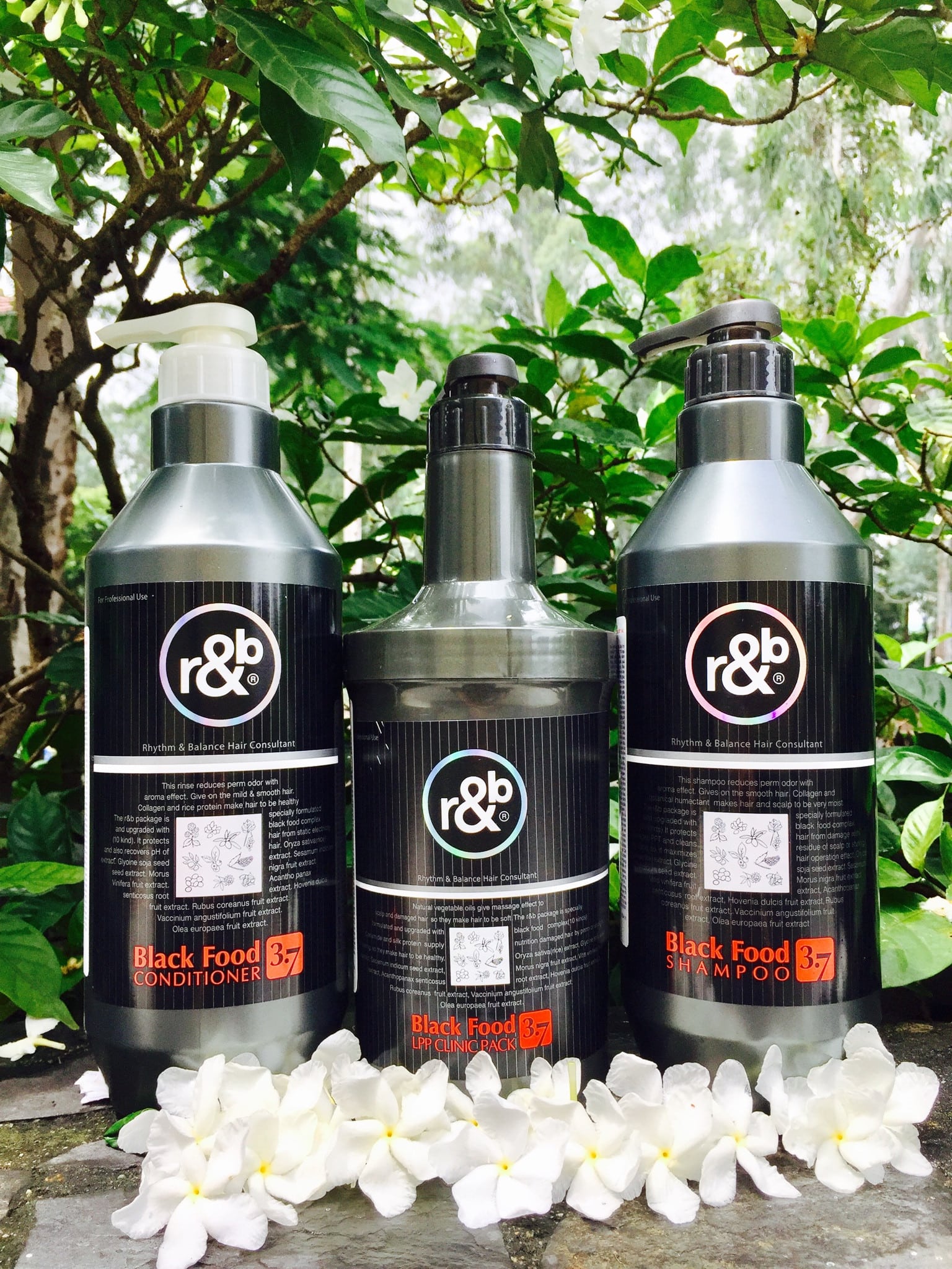 Đặc trị tóc hư tổn nặng R&B Black Food 1500ml