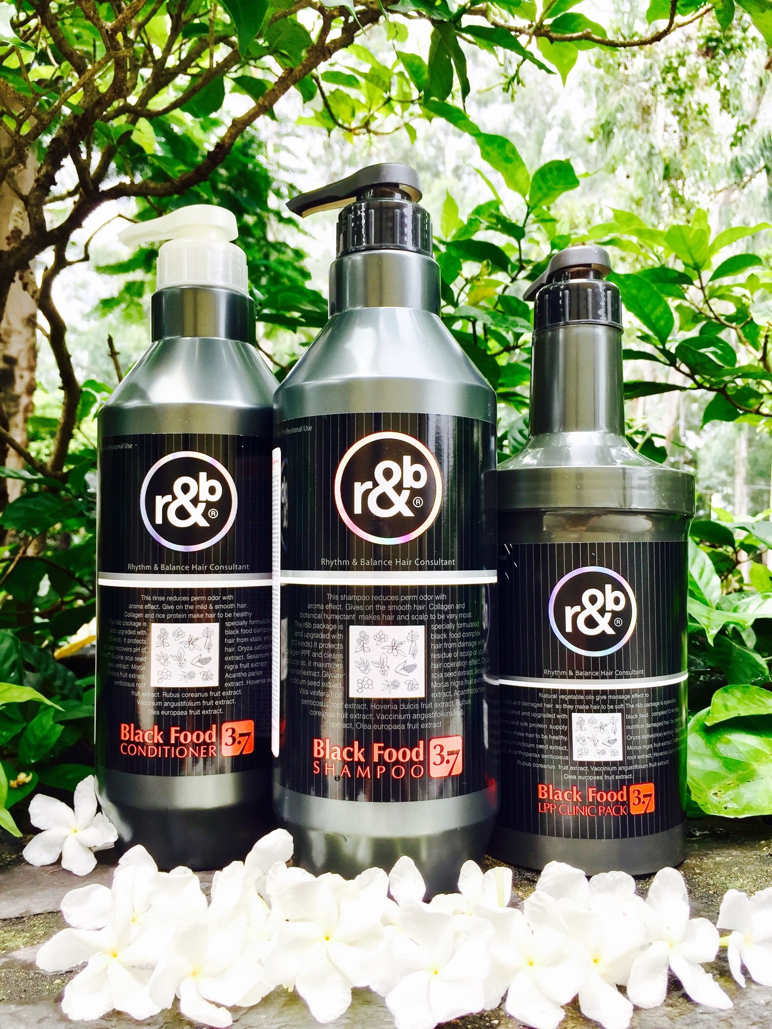 Đặc trị tóc hư tổn nặng R&B Black Food 1500ml
