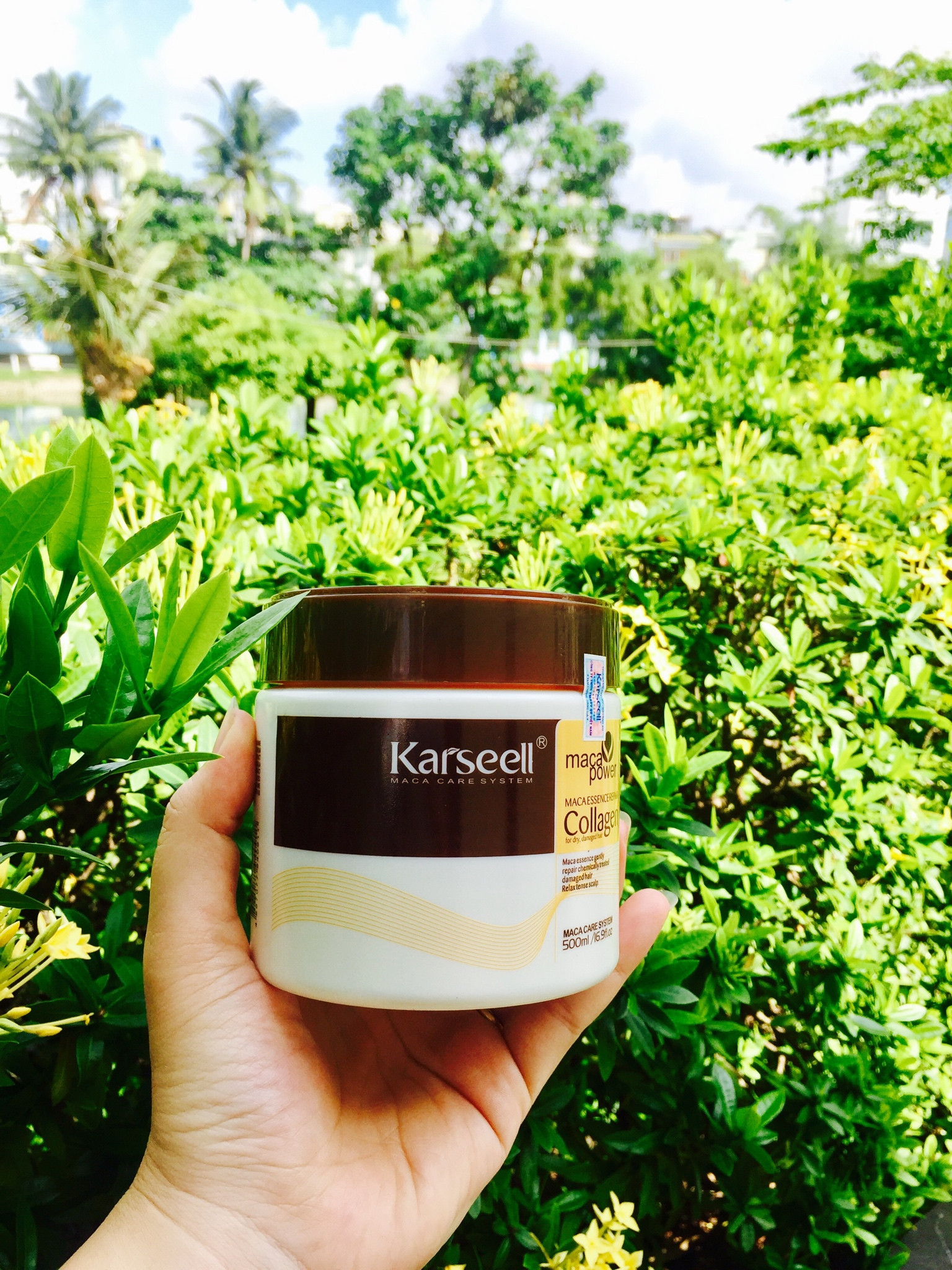 Hấp ủ Collagen Karseell phục hồi tóc 500ml
