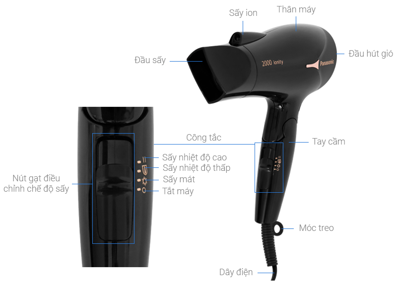 Nút Gập Tay Cầm