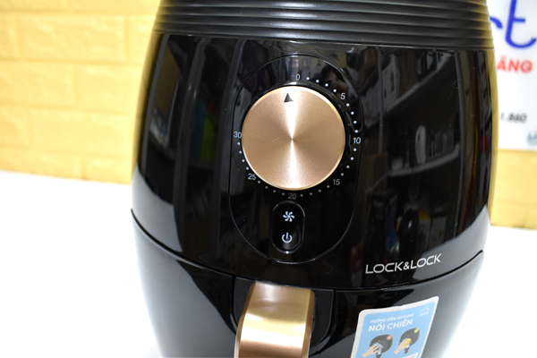 num van dieu khien Noi chien khong dau Lock&lock Eco Fryer EJF145