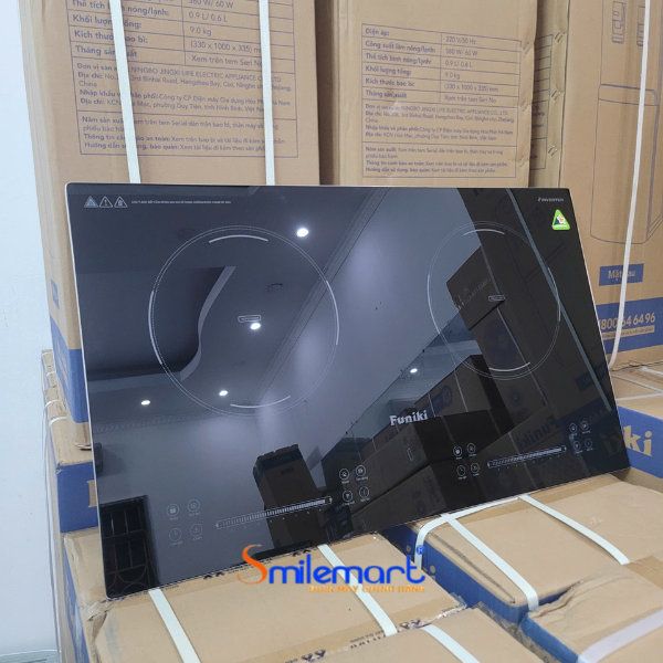 Bếp từ đôi Funiki HPC 3D12 4800 W, bảo hành 24 tháng