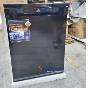 (Miễn phí lắp đặt Hà Nội) Máy rửa bát 12 bộ Hòa Phát HD F1206EBB.TM 6 chương trình rửa, sấy EXTRA DRYING - Bảo hành 36 tháng