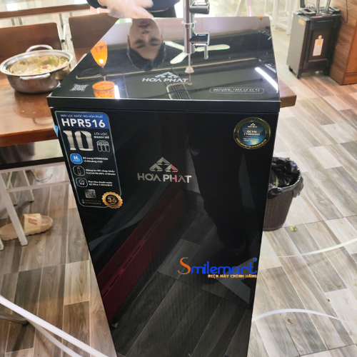 ( Miễn phí lắp đặt + Tặng 3 lõi lọc thô) Máy lọc nước RO tủ đứng Hòa Phát HPR516 10 lõi lọc - Bảo hành 36 tháng