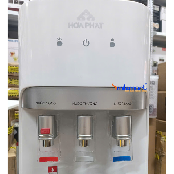 (Bảo hành 28 tháng) Cây nước nóng lạnh hút bình Hòa Phát HHC383 3 vòi - Block