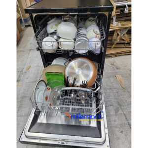 (Miễn phí lắp đặt Hà Nội) Máy rửa bát 12 bộ Hòa Phát HD F1206EBB.TM 6 chương trình rửa, sấy EXTRA DRYING - Bảo hành 36 tháng